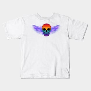 Rainbow Skull Kids T-Shirt